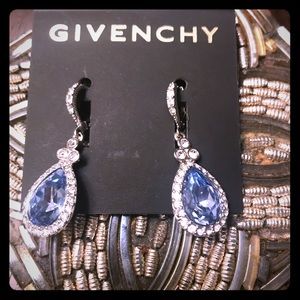 Givenchy pave drop earrings